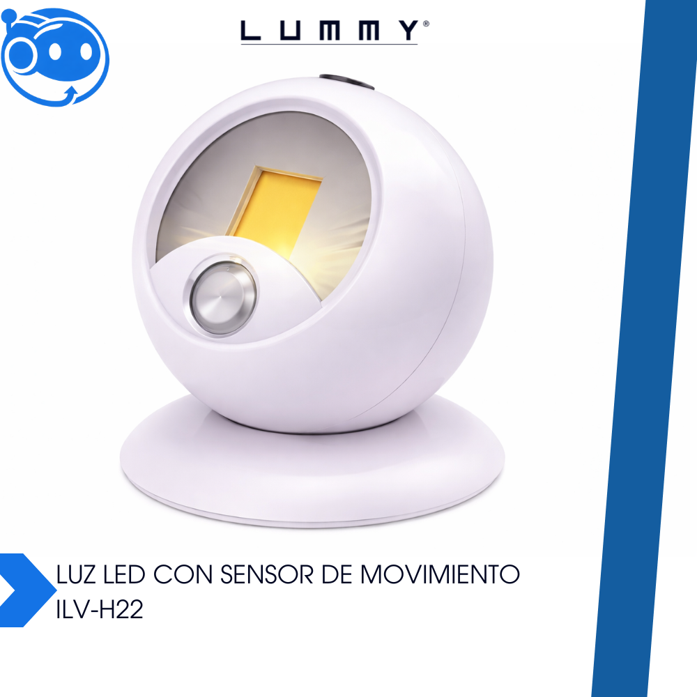 Luz Nocturna LED con Sensor de Movimiento
