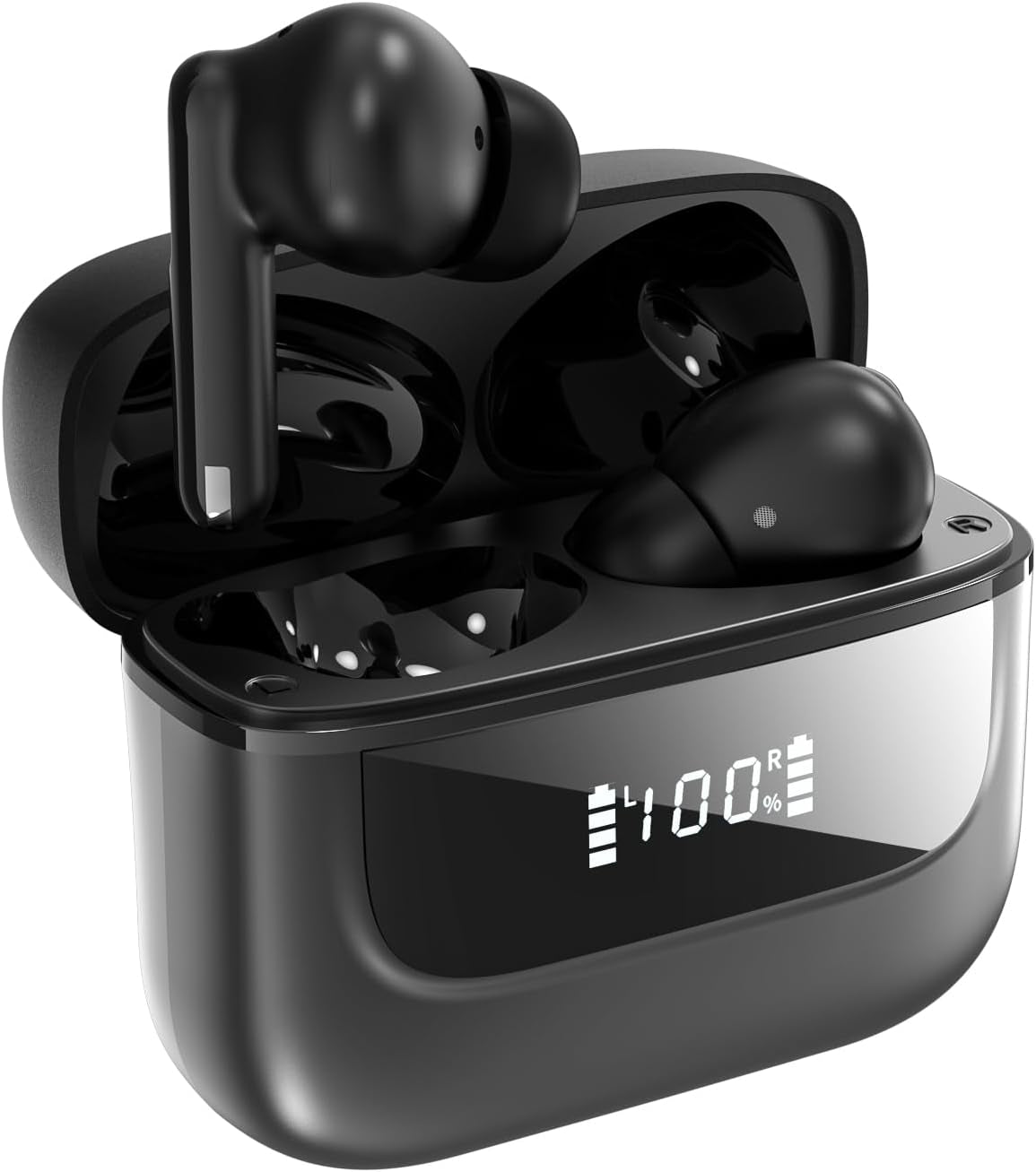 Wireless Earbuds Bluetooth 5.4, 6 Mic ENC Noise Cancelling