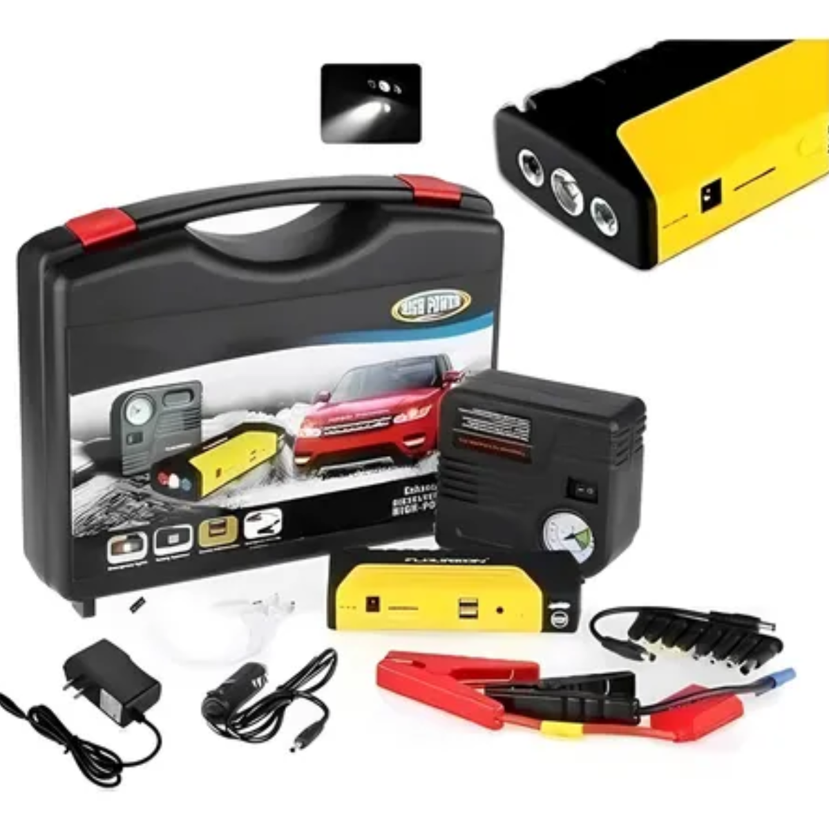 Arrancador Iniciador Portátil Universal para Batería de Coche 12V