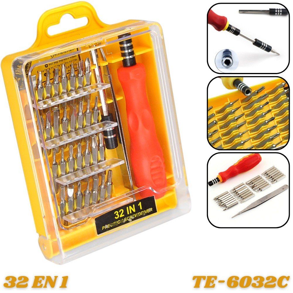Kit Destornilladores de Precisión 32 en 1