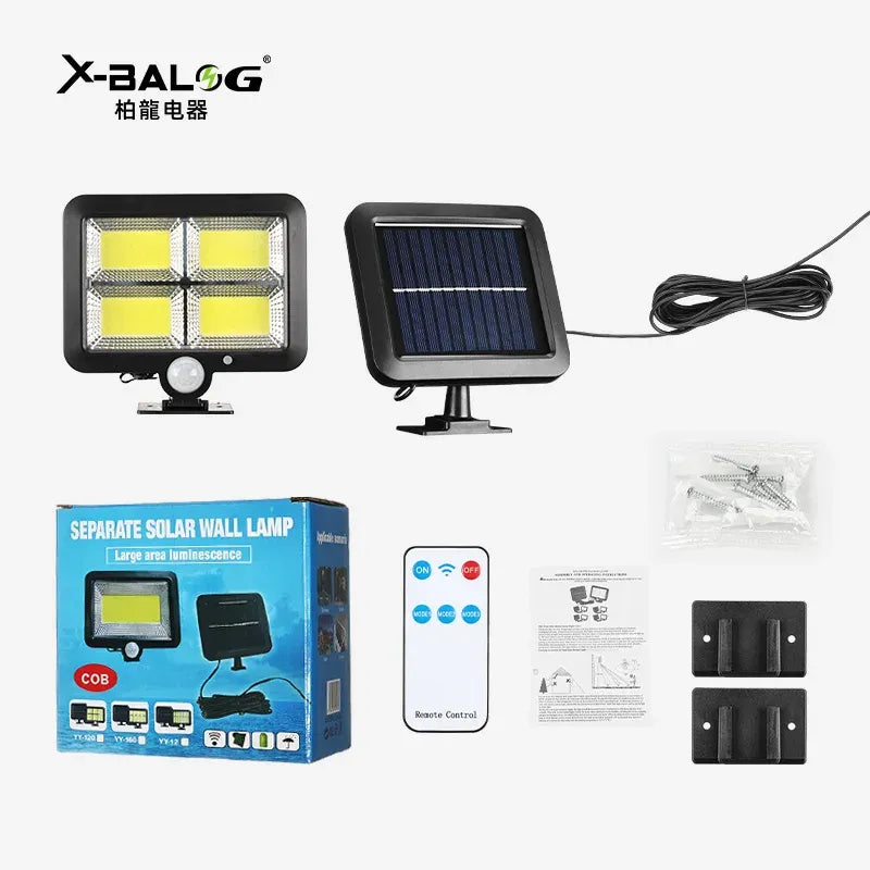 Lámpara Solar con Sensor de Movimiento