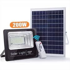 Reflector Solar LED 200W con Control Remoto