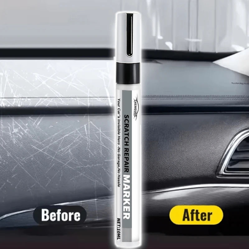 Car Scratch Repair Pen - Self-Use Paint Touch-Up Pen for Cars, Suitable for Repairing Scratches on Dashboards, Car Doors, Trim Strips, Buttons, and Switch Areas Easy to Use, Long-Lasting and Non-Fading, Designed Specifically for Car Paint Repair.