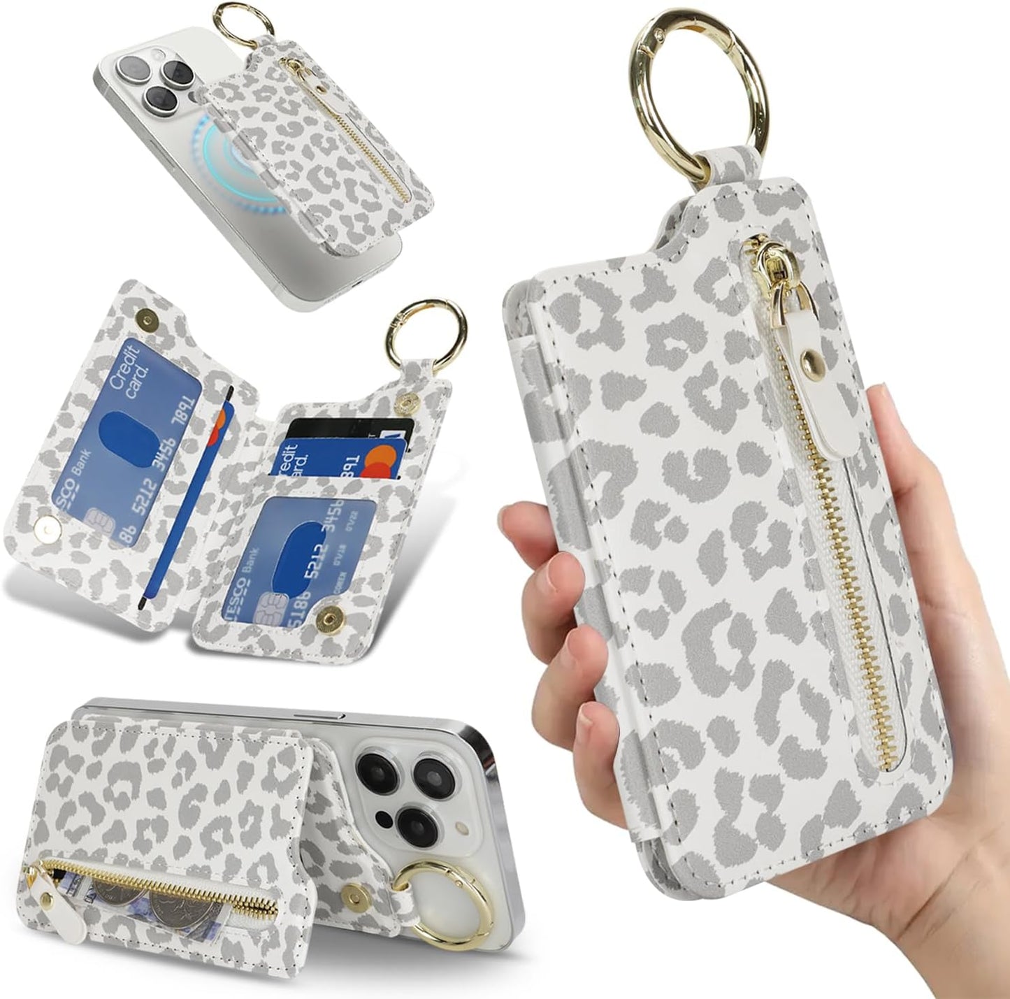 Billetera Magnética para Celular con Soporte