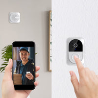 Smart Video Doorbell Wifi Camera with 2 Way Audio PIR Motion Detection Night Real Alerts Easy Installation Compatible with Alexa and Assistant Home Solution Smart Home Products Homekit Smart