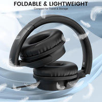 USB C Wired Over-Ear Headphones with Microphone | Volume Control, Share Port, Adjustable Headband Foldable Stereo Headset for Adult/Teens for Iphone 16, Laptop, Gaming, Travel