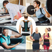 Toprunn Adjustable Posture Corrector Back Support Shoulder Back Brace Posture Correction Spine Posture Corrector Postural Fixer