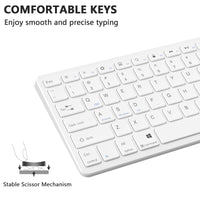 Ultra-Slim Bluetooth Keyboard Wireless Keyboard Compatible Ipad 10Th/Ipad 10.2
