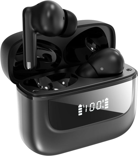 Wireless Earbuds Bluetooth 5.4, 6 Mic ENC Noise Cancelling