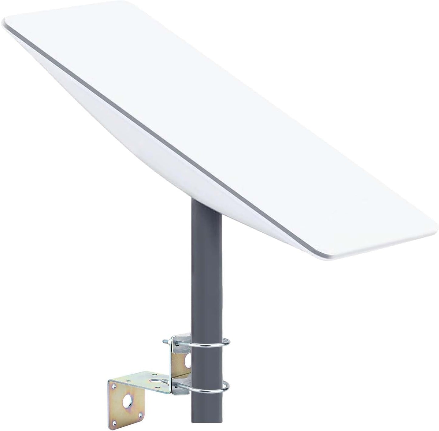 Starlink Wall Mount, Star Link Pole Mount,Antenna Mast Clamp with U-Bolt Assembly,Antenna Pole Mount Bracket for outside Home Antenna Pole Holder with ¾ Hole.