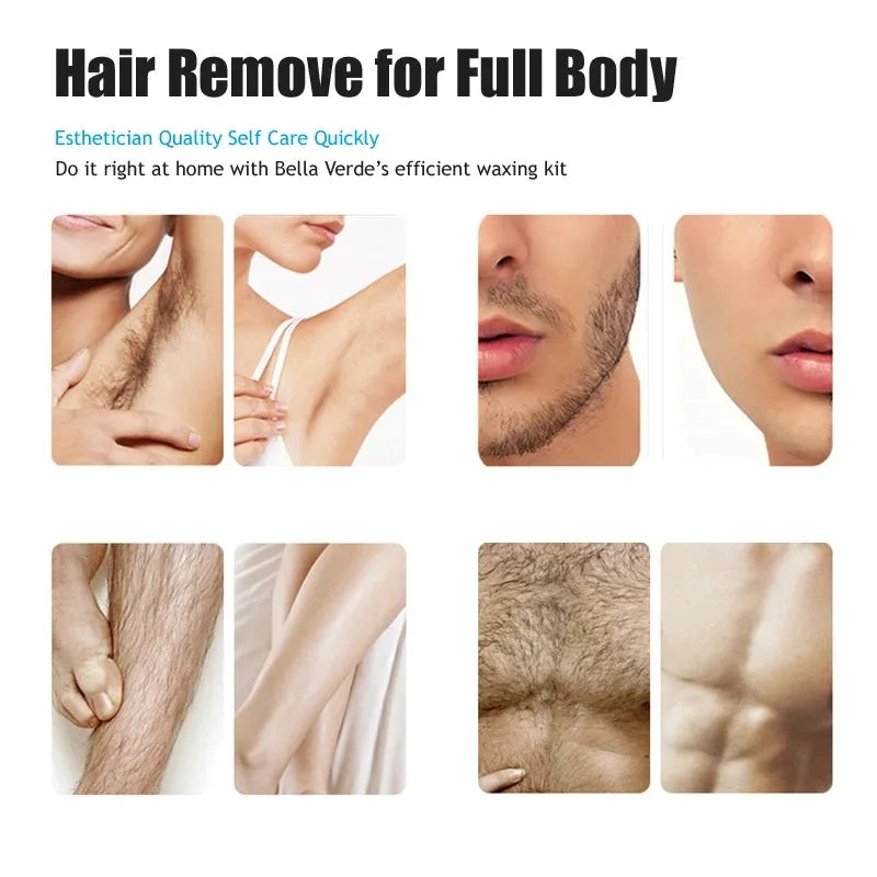 200Ml Hair Removal Tool Smart Warmer Wax Heater Hands Feet Epilator Depilatory Skin Care Paraffin Wax Machine Kit+Wax Beans