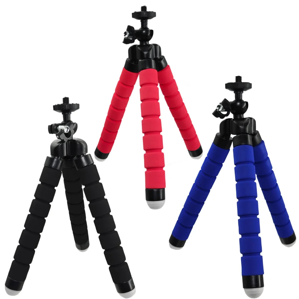 Portable Mini Tripod for Phone Monopod Selfie Stick for Smartphone Mobile with Holder Clip Tripode Octopus Action Camera Stand