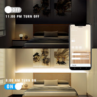 COB LED Strip Light,Led Lights for Bedroom 16.4Ft,Natural White 4000K Dotless LED Light Strip,1600 Leds Super Bright Dimmable 24V Flexible Tape Lights with Remote,Kitchen,Cabinets Lighting