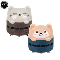Mini Cartoon Animal Pattern Rechargeable Wireless Vacuum Cleaner Car Keyboard Vacuum Cleaner Handheld Usb Desktop Vacuum Cleaner