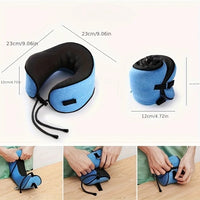 Travel Neck Pillow Memory Foam U-Shaped Pillow Snail Style Travel Neck Support Portable Adjustable Soft Noon Break Sleep Pillows