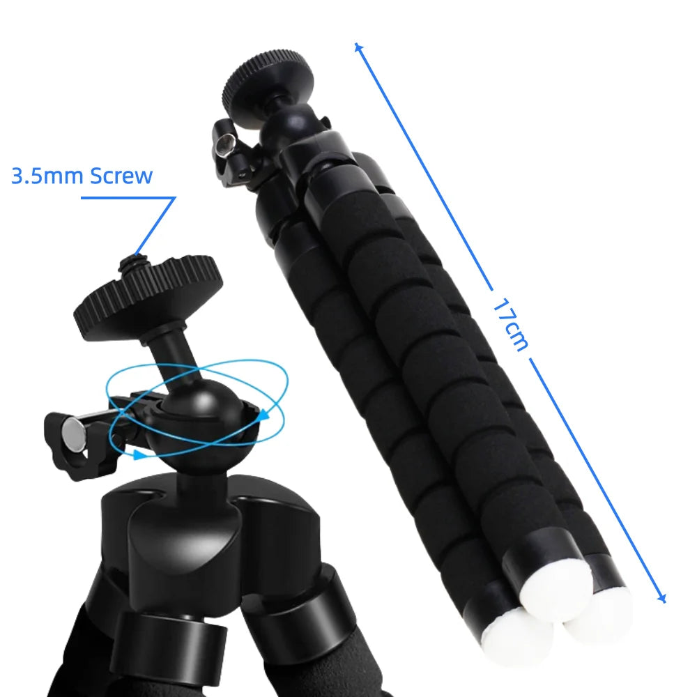 Portable Mini Tripod for Phone Monopod Selfie Stick for Smartphone Mobile with Holder Clip Tripode Octopus Action Camera Stand