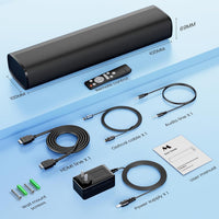 Sound Bar, 50W Soundbar for Smart TV Bluetooth 5.3 Speaker 17Inch with Arc/Optical/Aux Connection Surround for Home Theater Audio Tv/Pc/Gaming/Projectors