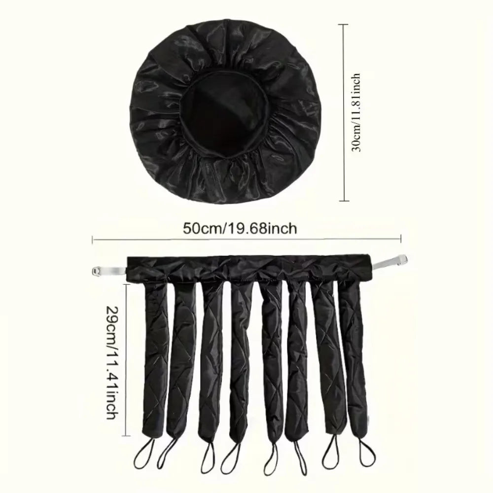 2Pcs Heatless Curling Iron Headbands Night Cap Octopus Curling Iron Soft Overnight Curling Iron Soft Headband Hair Styling Tools