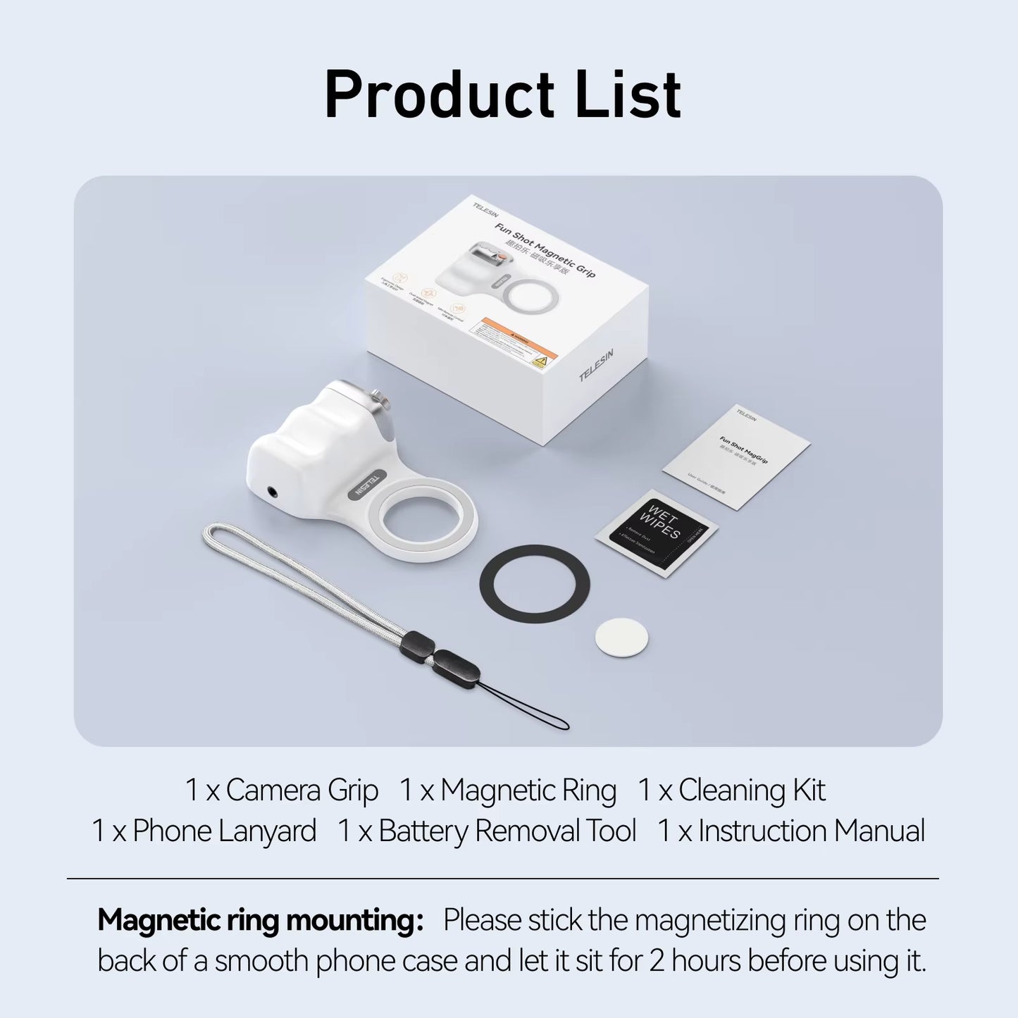 Magnetic Phone Camera Shoot Hand Grip Phone Holder Shooting Aid Remote Control Handle for Iphone HUAWEI SAMSUNG Phone