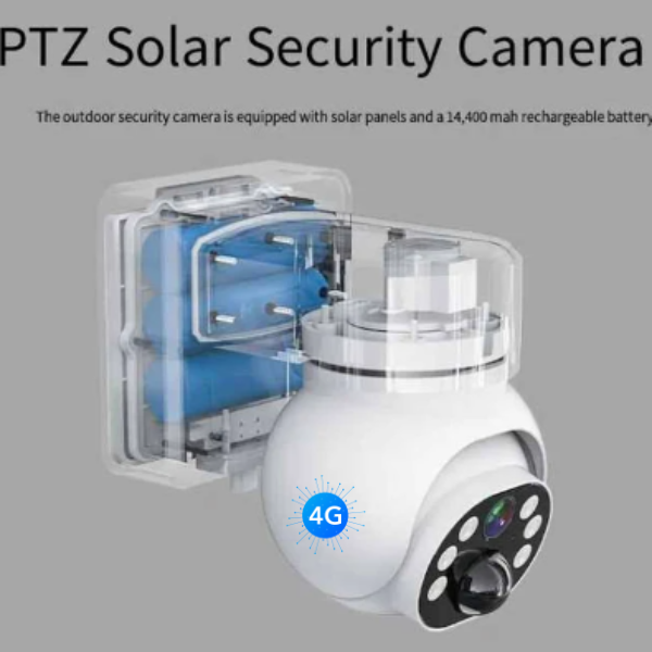 Cámara de Seguridad Solar 4G con Panel Solar (1 Lente)