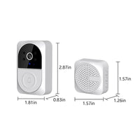 Smart Video Doorbell Wifi Camera with 2 Way Audio PIR Motion Detection Night Real Alerts Easy Installation Compatible with Alexa and Assistant Home Solution Smart Home Products Homekit Smart