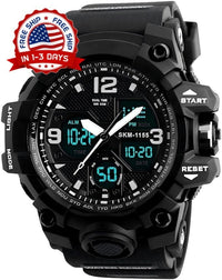 Reloj Para Hombre Relojes Reloj Militar Reloj Deportivo De Buceo Grande LED NUEV