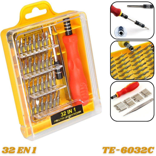 Kit Destornilladores de Precisión 32 en 1