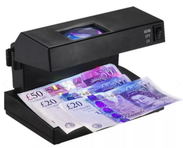 Pluma Detector de Billetes Falsos con Luz UV