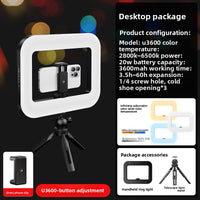 Smartphone Handheld LED Ring Light Selfie Light Phone Video Stabilizer for Camera,Youtube, Filmmaking,Vlogging