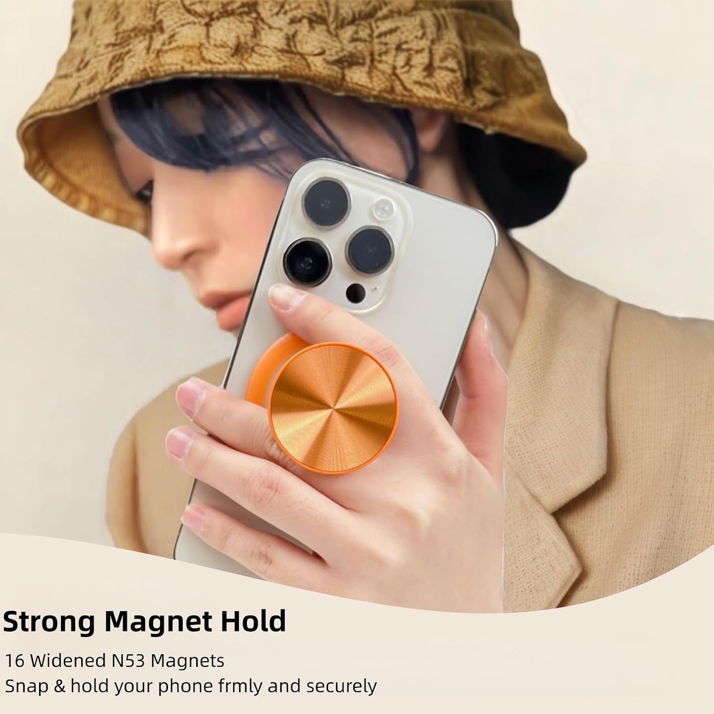 Grip Magnético Plegable para Celular