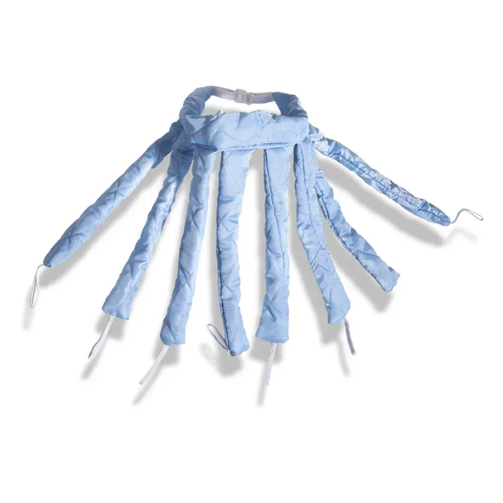 2Pcs Heatless Curling Iron Headbands Night Cap Octopus Curling Iron Soft Overnight Curling Iron Soft Headband Hair Styling Tools