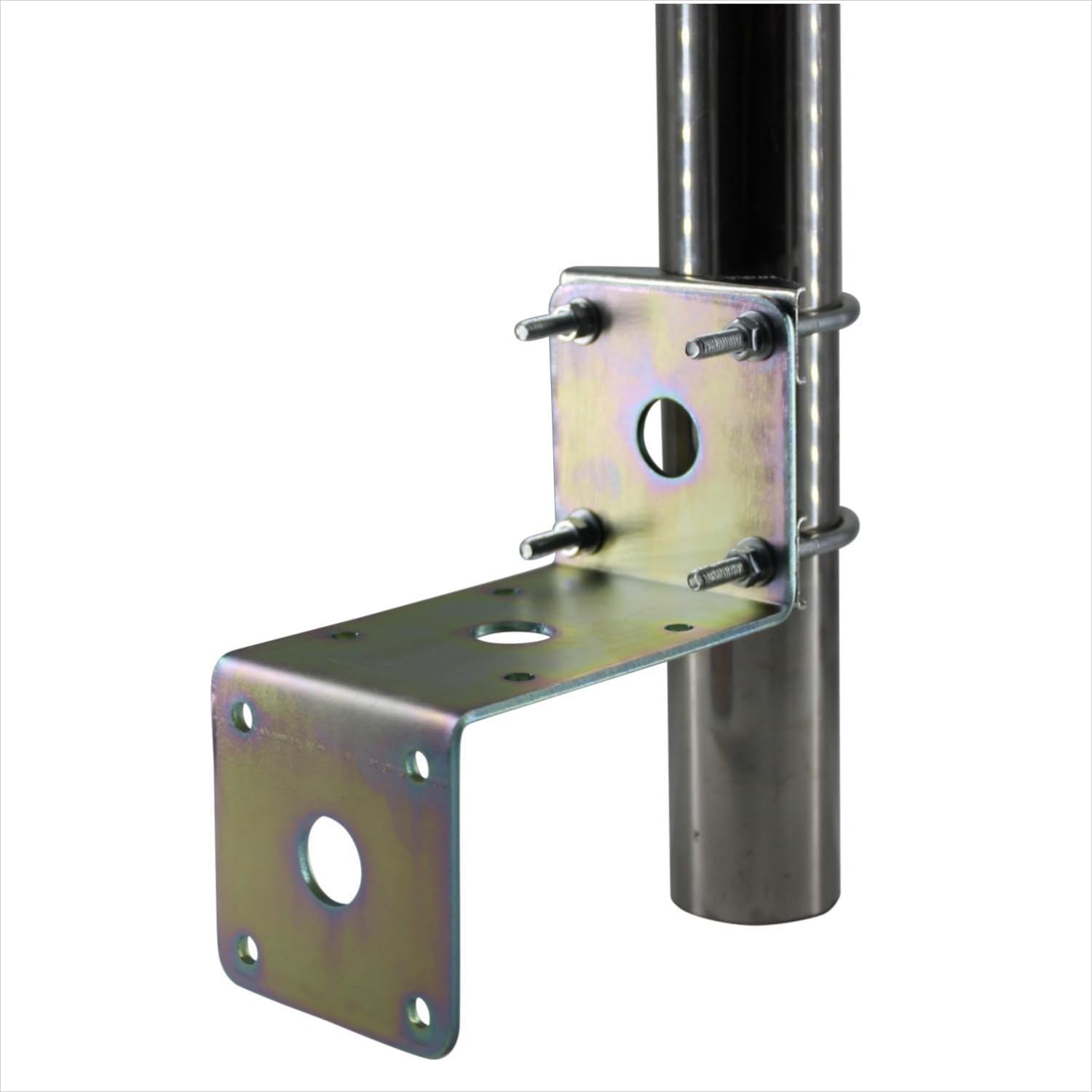 Starlink Wall Mount, Star Link Pole Mount,Antenna Mast Clamp with U-Bolt Assembly,Antenna Pole Mount Bracket for outside Home Antenna Pole Holder with ¾ Hole.