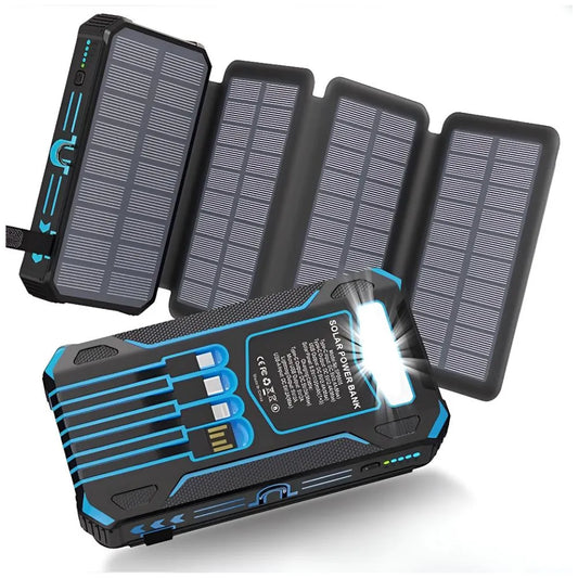 Power Bank Solar 50.000mAh con Enchufe Integrado