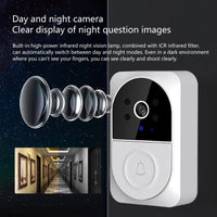 Smart Video Doorbell Wifi Camera with 2 Way Audio PIR Motion Detection Night Real Alerts Easy Installation Compatible with Alexa and Assistant Home Solution Smart Home Products Homekit Smart