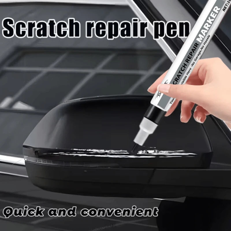 Car Scratch Repair Pen - Self-Use Paint Touch-Up Pen for Cars, Suitable for Repairing Scratches on Dashboards, Car Doors, Trim Strips, Buttons, and Switch Areas Easy to Use, Long-Lasting and Non-Fading, Designed Specifically for Car Paint Repair.