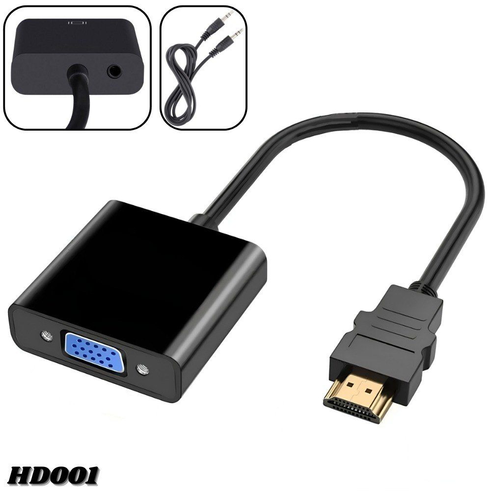 Adaptador Convertidor HDMI a VGA