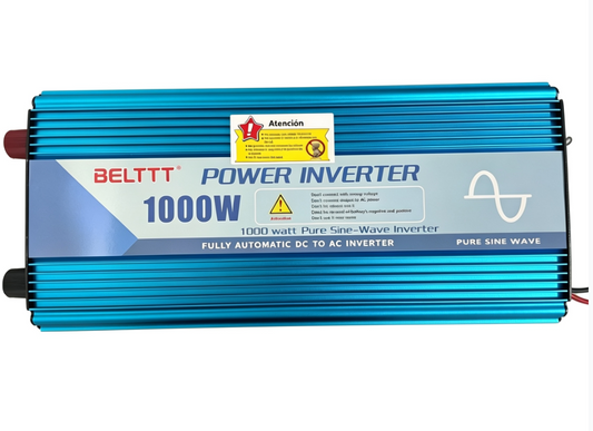 Inversor de Corriente Solar 1000W 24V - Onda Pura