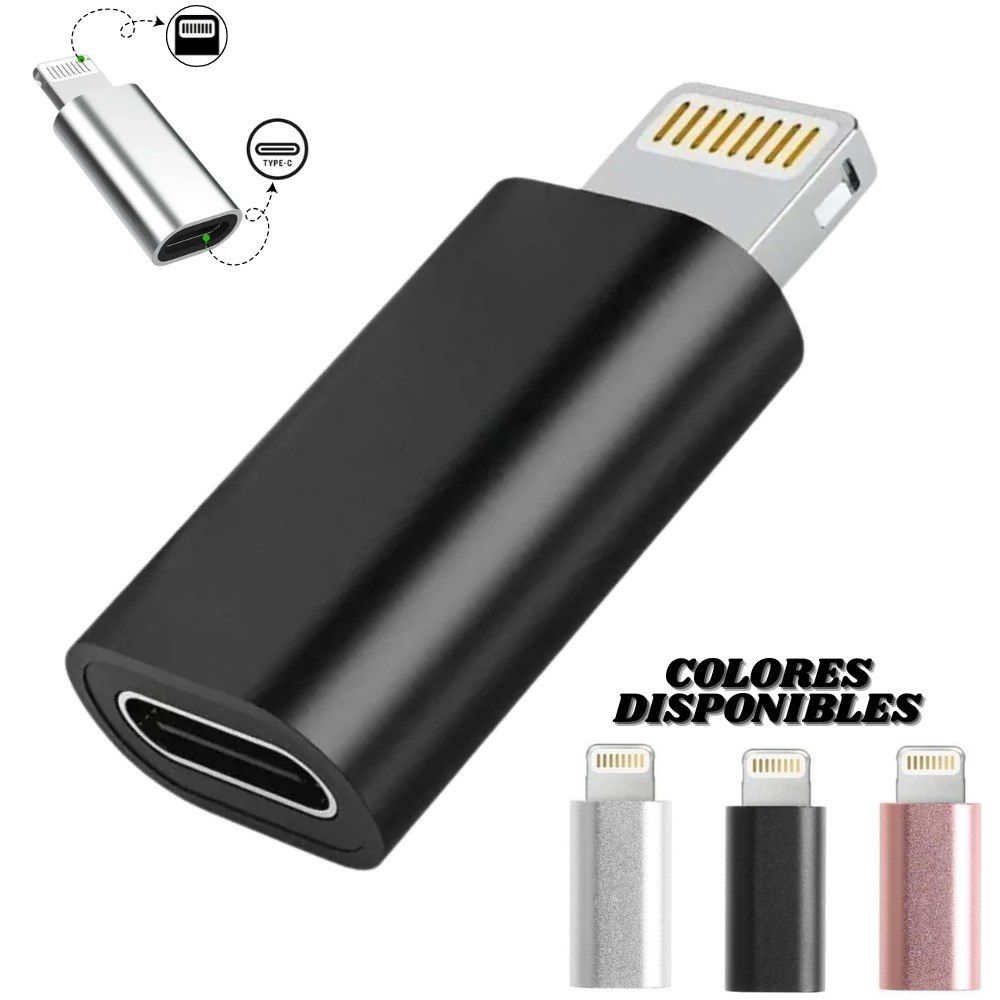 Adaptador Convertidor Lightning a USB-C