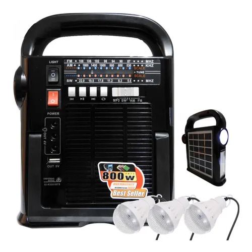 Radio Multifuncional con Kit Solar IU-R3351