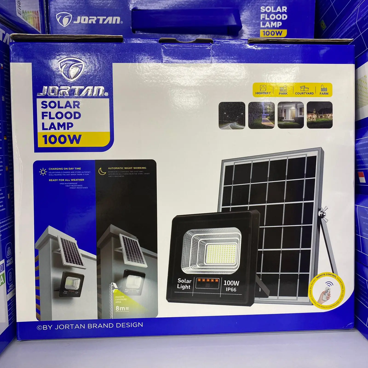 Reflector / Lámpara Solar LED 100W