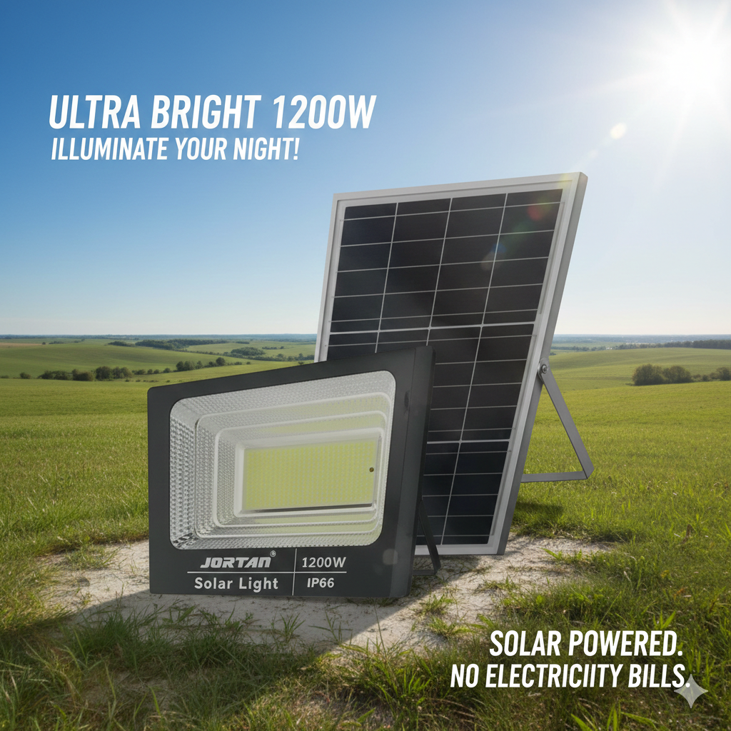 Reflector Solar LED 1200W de Alta Potencia